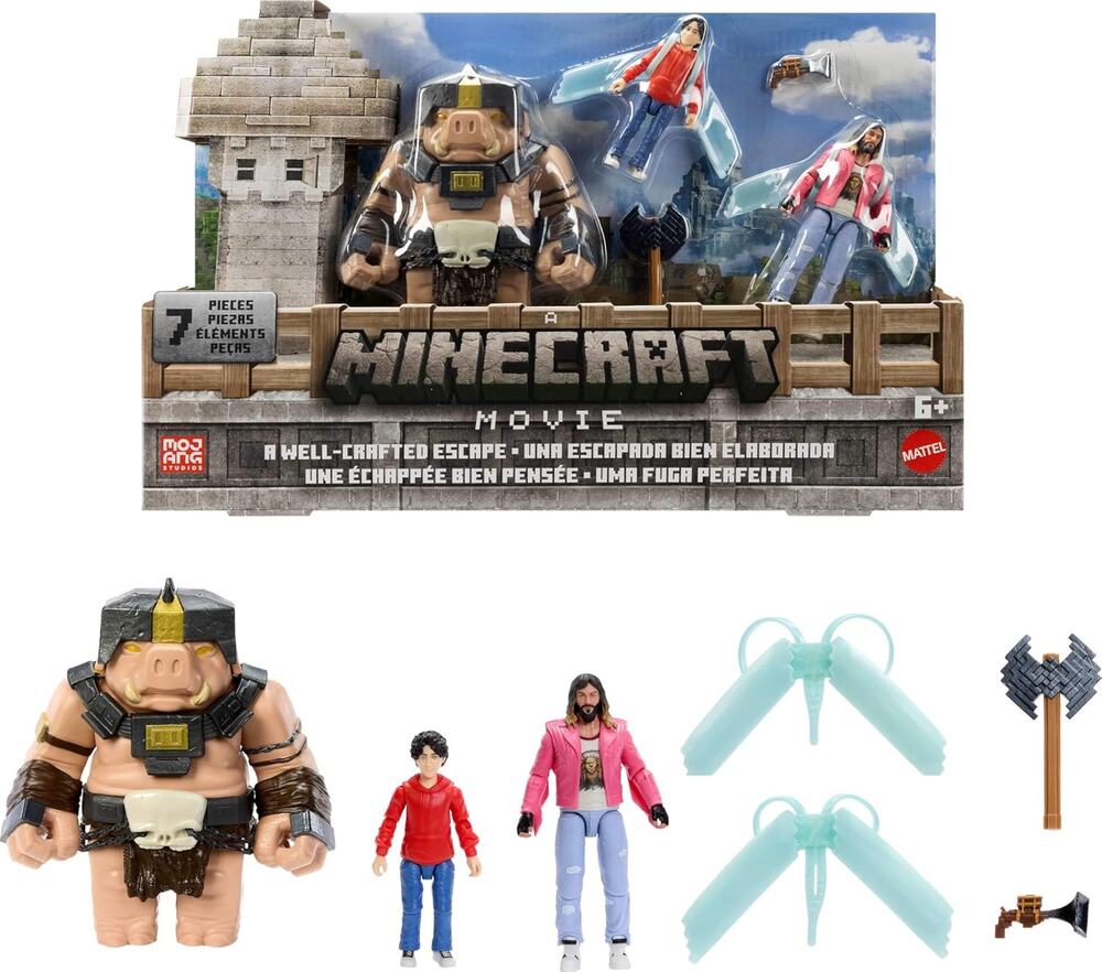 Minecraft Movie a Well-Crafted Escape Action Figure  Characters Accessories NWT